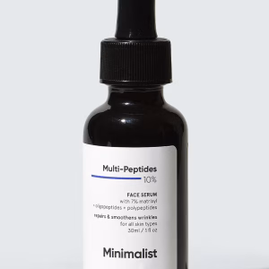 minimalist multi peptides 10% face serum